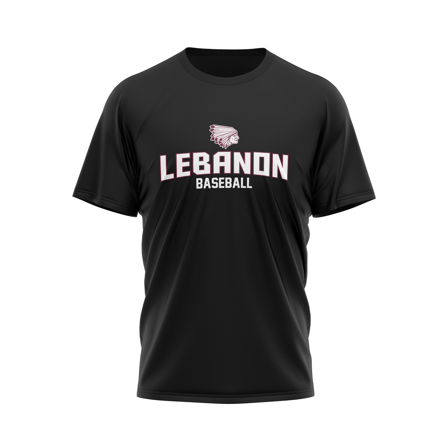 Lebanon Warriors - Baseball Wordmark Performance Sublimated Tee