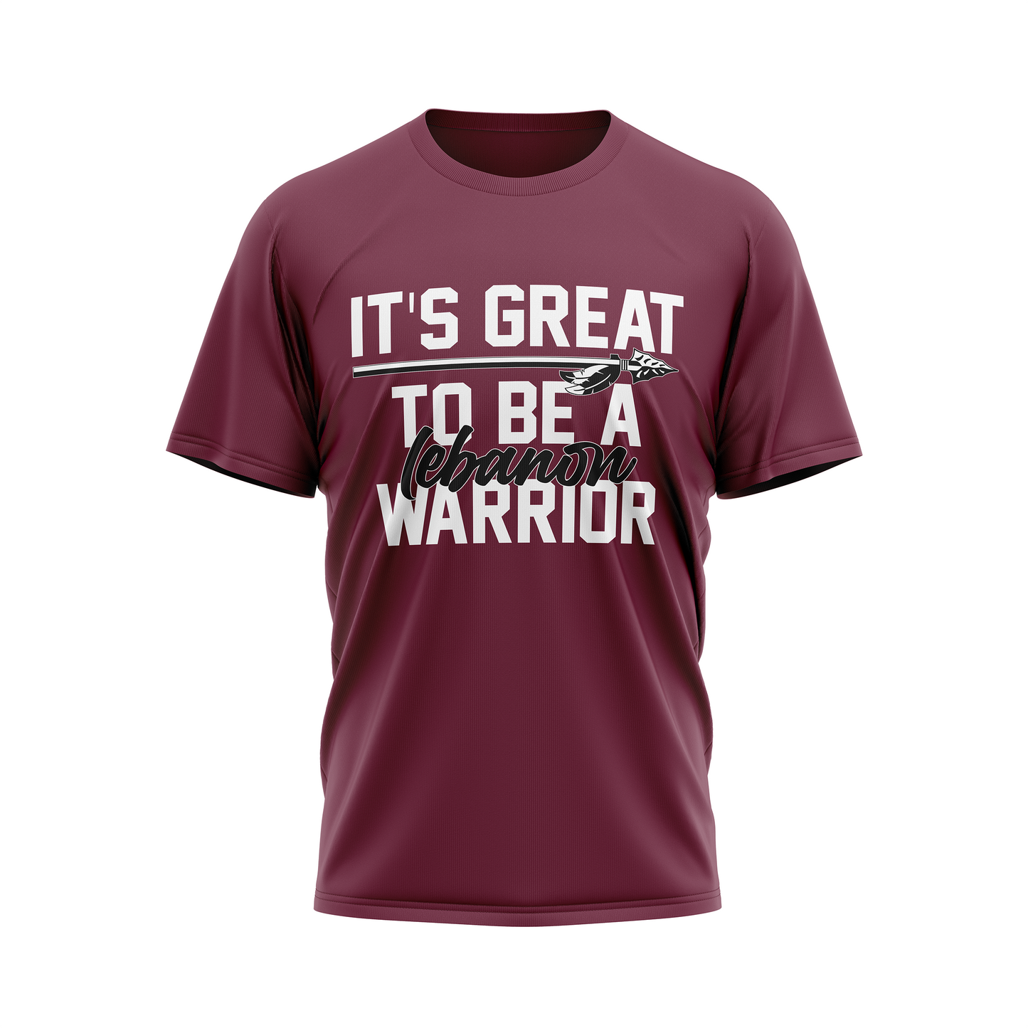 Lebanon Warriors - It's Great to be a Lebanon Warrior Performance Sublimated Tee
