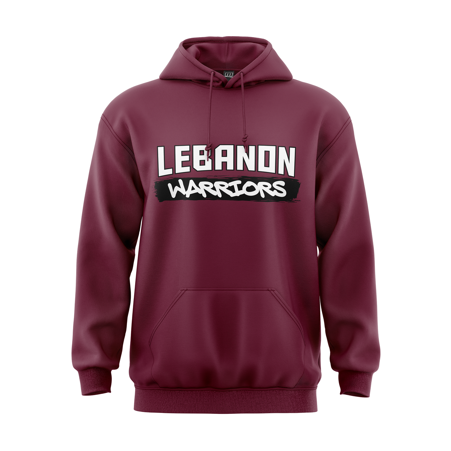 Lebanon Warriors - Wordmark Performance Sublimated Fleece Hoodie