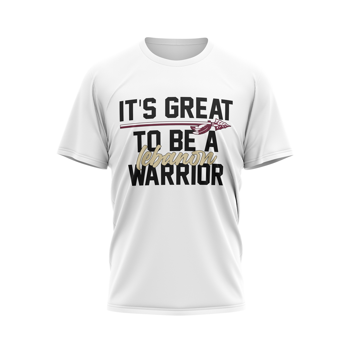 Lebanon Warriors - It's Great to be a Lebanon Warrior Performance Sublimated Tee