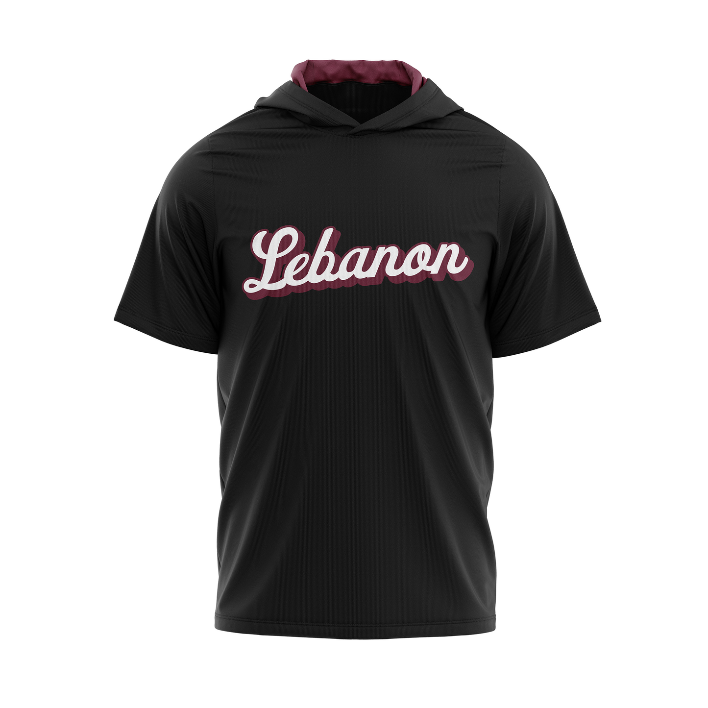 Lebanon Warriors Baseball - Hooded Performance Sublimated Tee