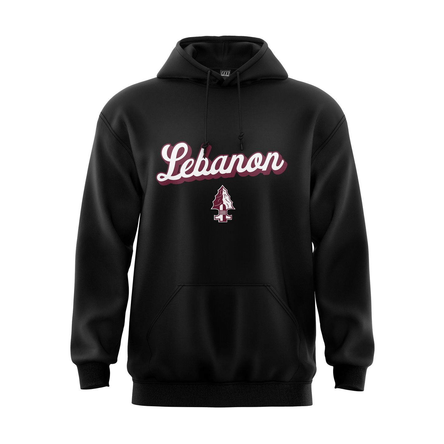 Lebanon Warriors - Personalized Script Performance Sublimated Fleece Hoodie