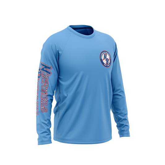 Naturals Baseball - Logo Performance Sublimated Long Sleeve