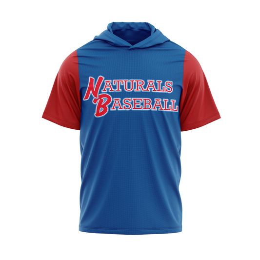 Naturals Baseball - Hooded Performance Sublimated Tee