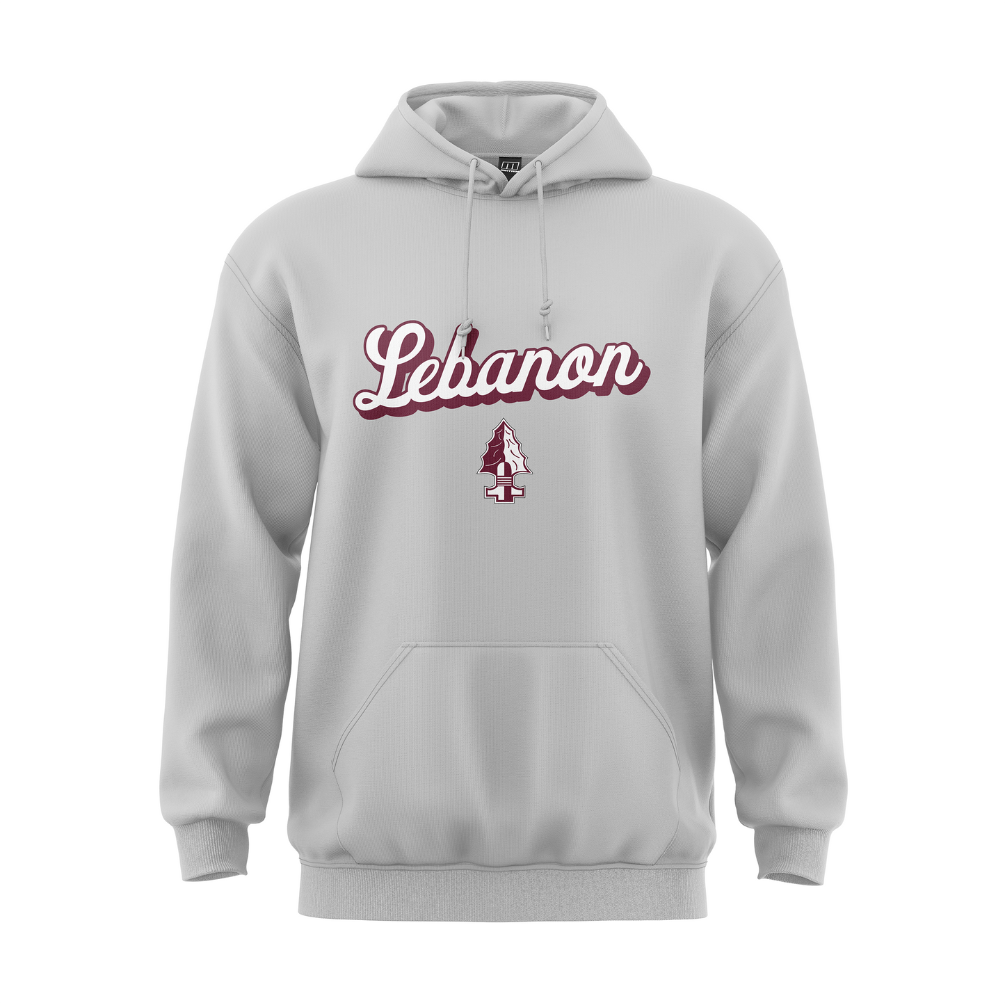 Lebanon Warriors - Personalized Script Performance Sublimated Fleece Hoodie
