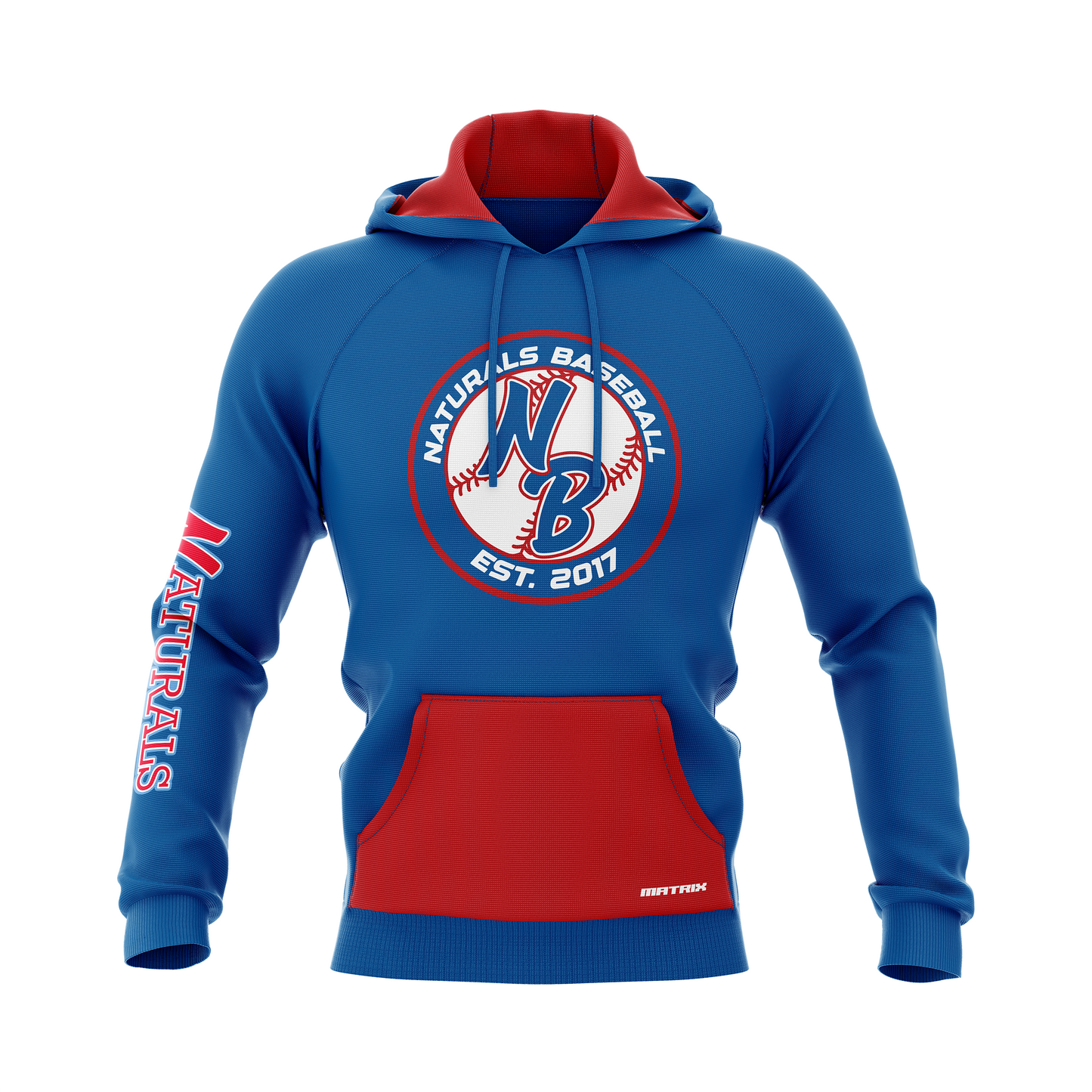 Naturals Baseball - Player Performance Sublimated Fleece Hoodie