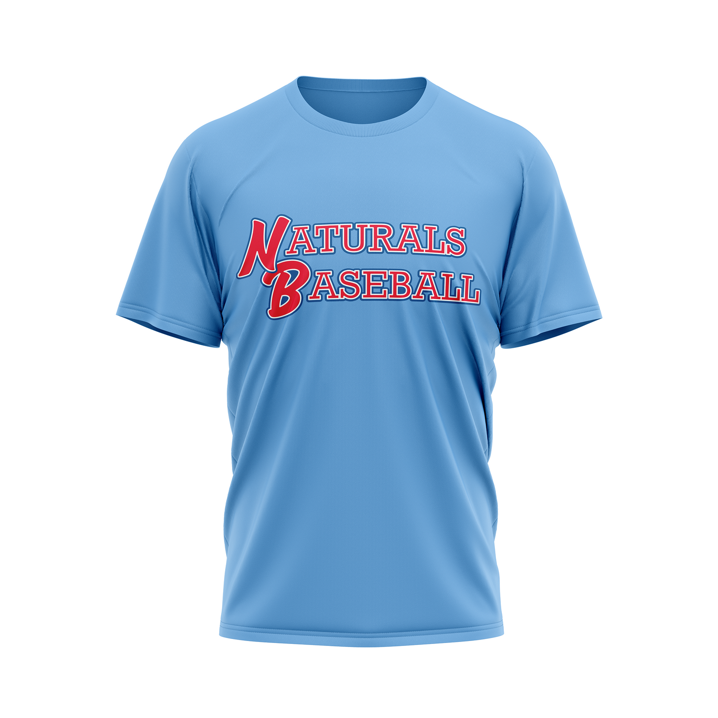 Naturals Baseball - Wordmark Performance Sublimated Tee SS