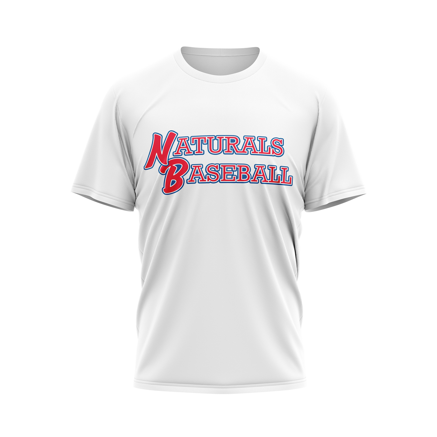 Naturals Baseball - Wordmark Performance Sublimated Tee SS